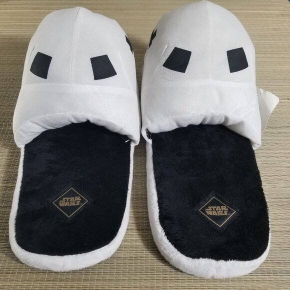 Bioworld Star Wars Storm Trooper Slipper Slip On Soft Slide Age 14 To Adult - Picture 4 of 9